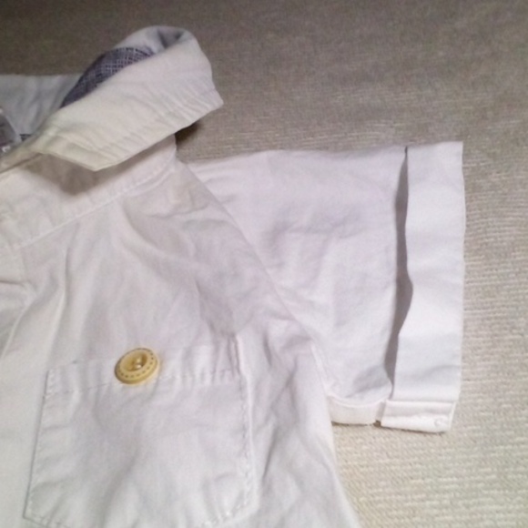 Cat & Jack 3-6 Months Baby Boys Outfit, Button Up Bodysuit & Lined Pants Set - Picture 6 of 12